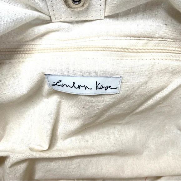 LONDON KAYE Woven Macrame Shoulder Tote Bag - Picture 9 of 16